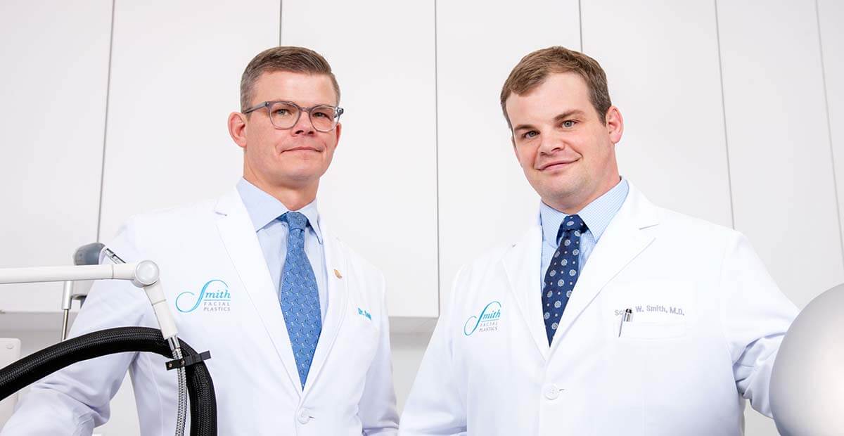 Dr. Stephen Smith and Dr. Scott Smith at their practice.