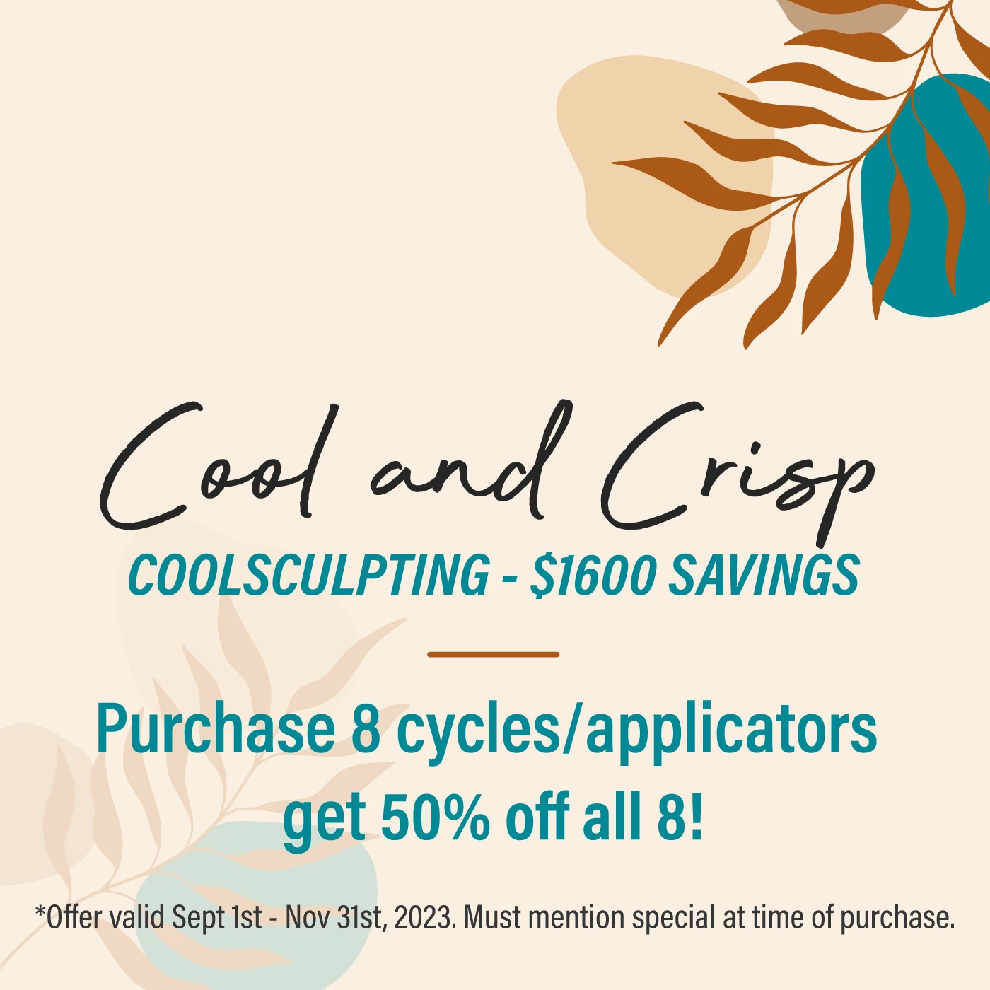 Cool and Crisp: Special Coolsculpting Offer
